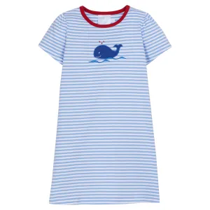 Applique Dress - Whale