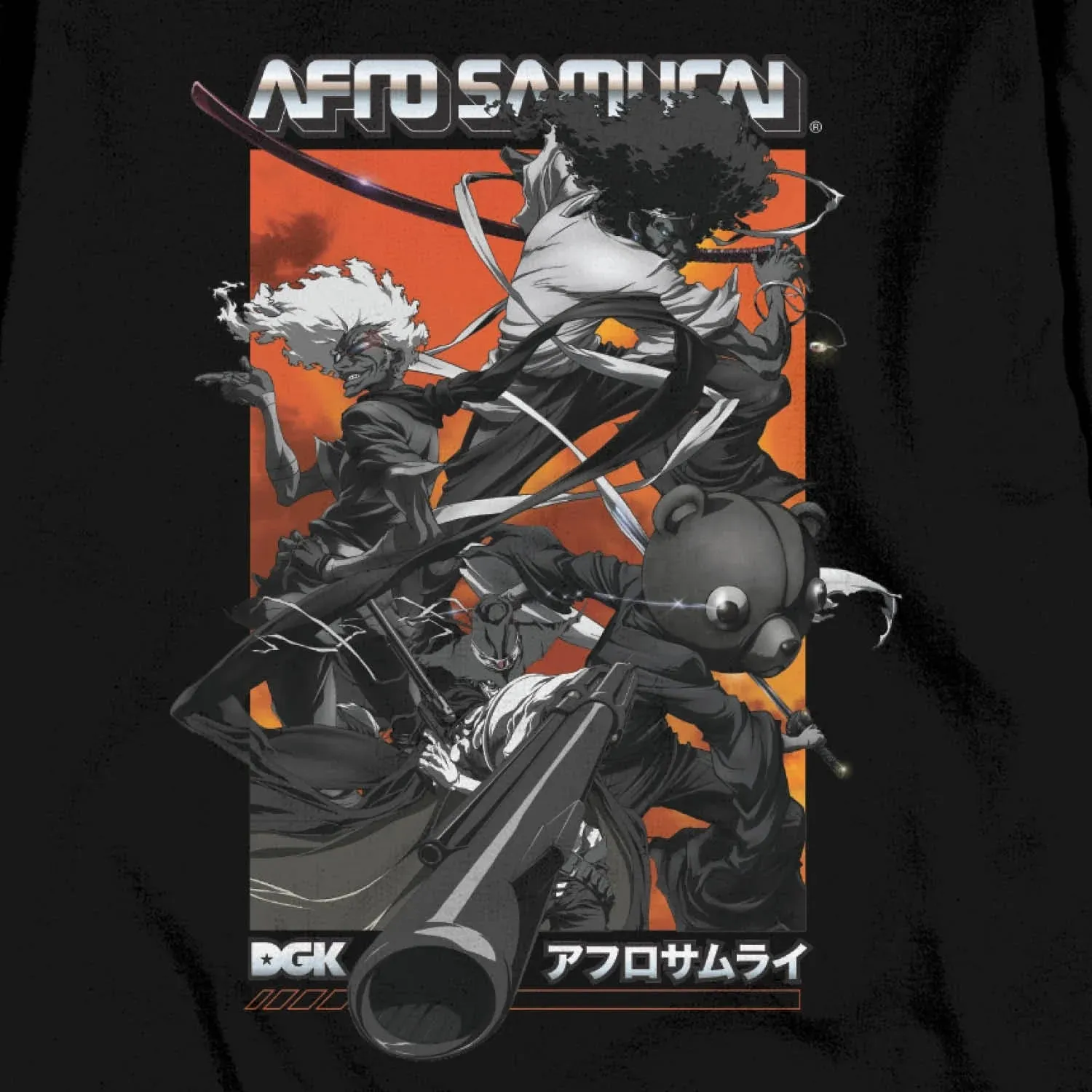 DGK X AFRO SAMURAI Collage Graphic T-shirt