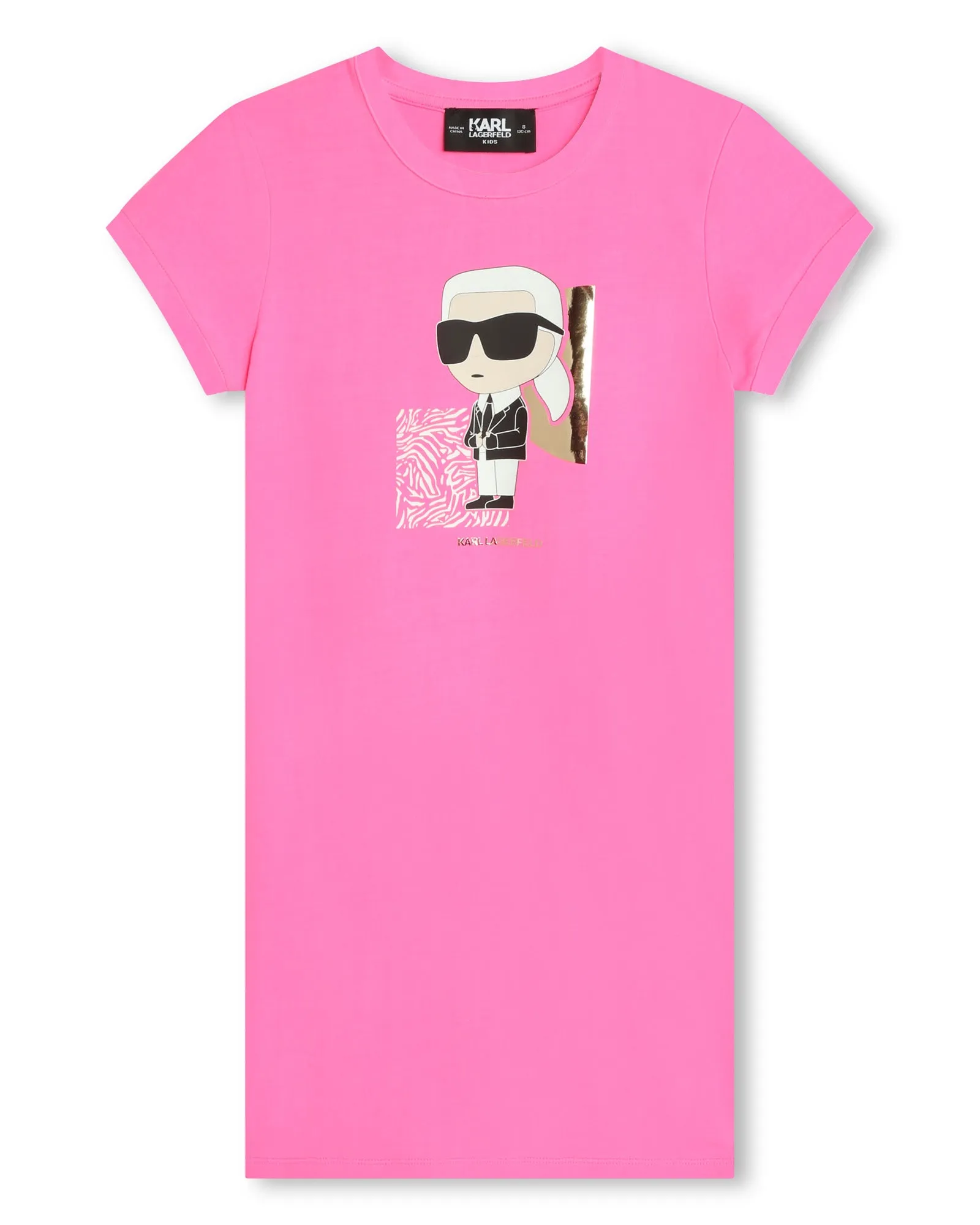 KARL LAGERFELD SS24 Ringer T-shirt Dress with Karl Iconic