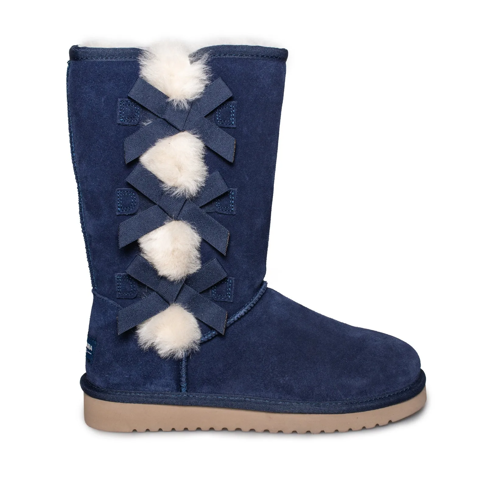 Koolaburra By UGG Victoria Tall Insignia Blue Boots - Women's