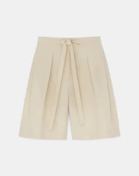 LAFAYETTE 148 Silk-Linen Chelsea Short