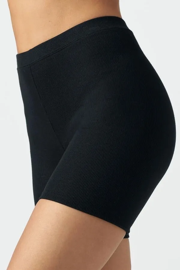 Mid Length Short - Black