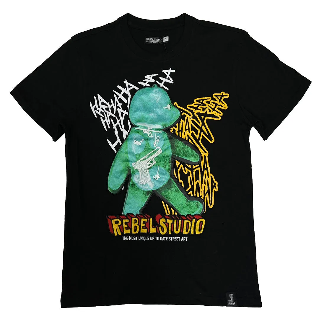 REBELMINDS Street Art Graphic T-Shirt