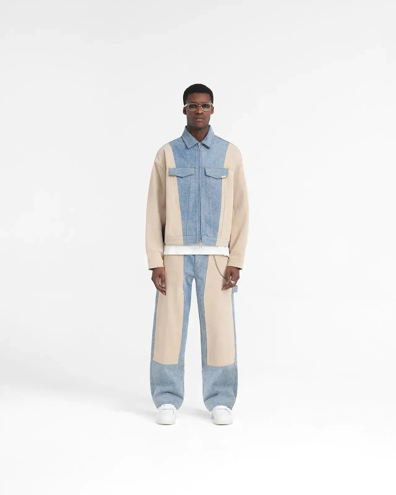 REPRESENT RC3-V2 COLOUR BLOCK CARPENTER DENIM