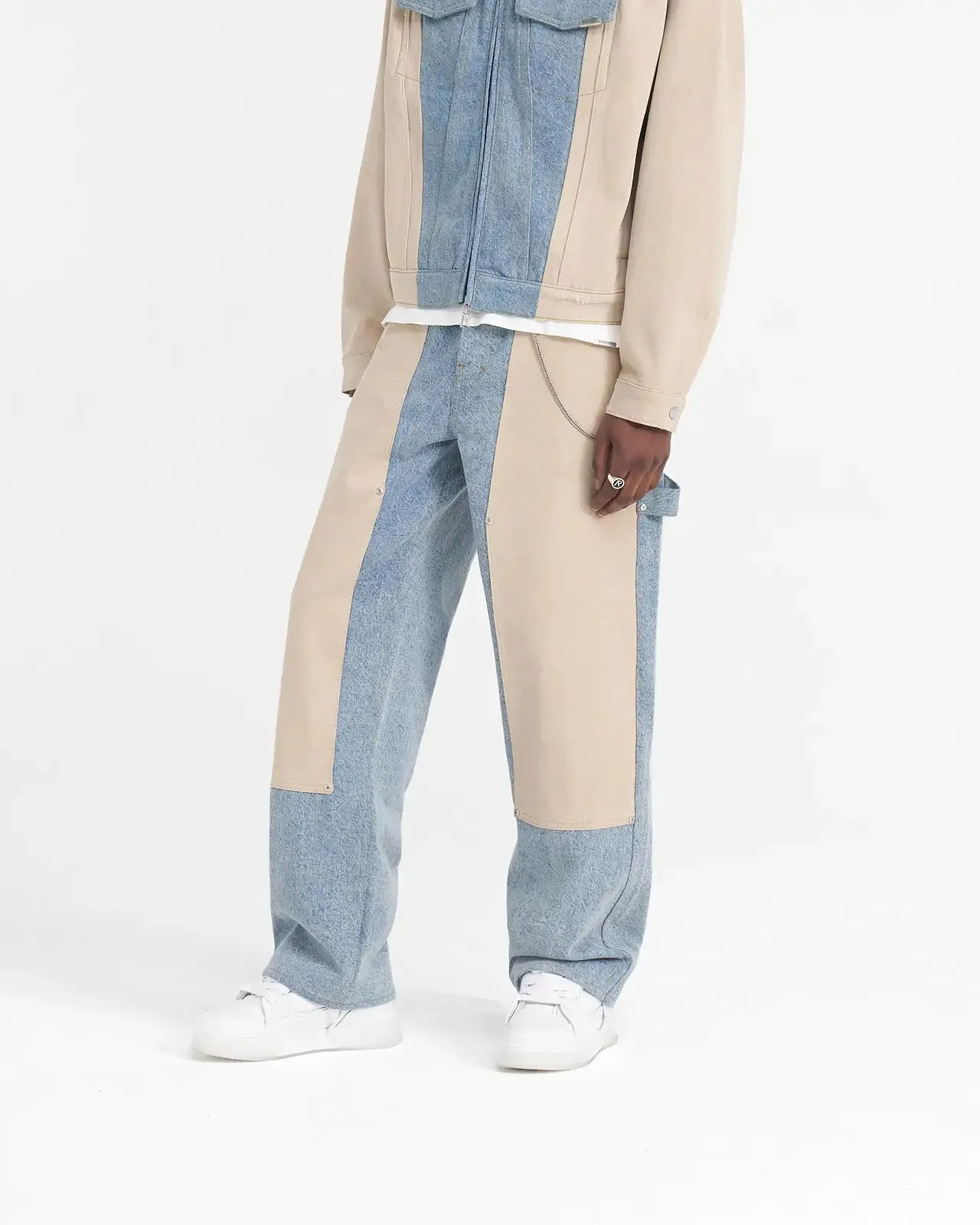 REPRESENT RC3-V2 COLOUR BLOCK CARPENTER DENIM