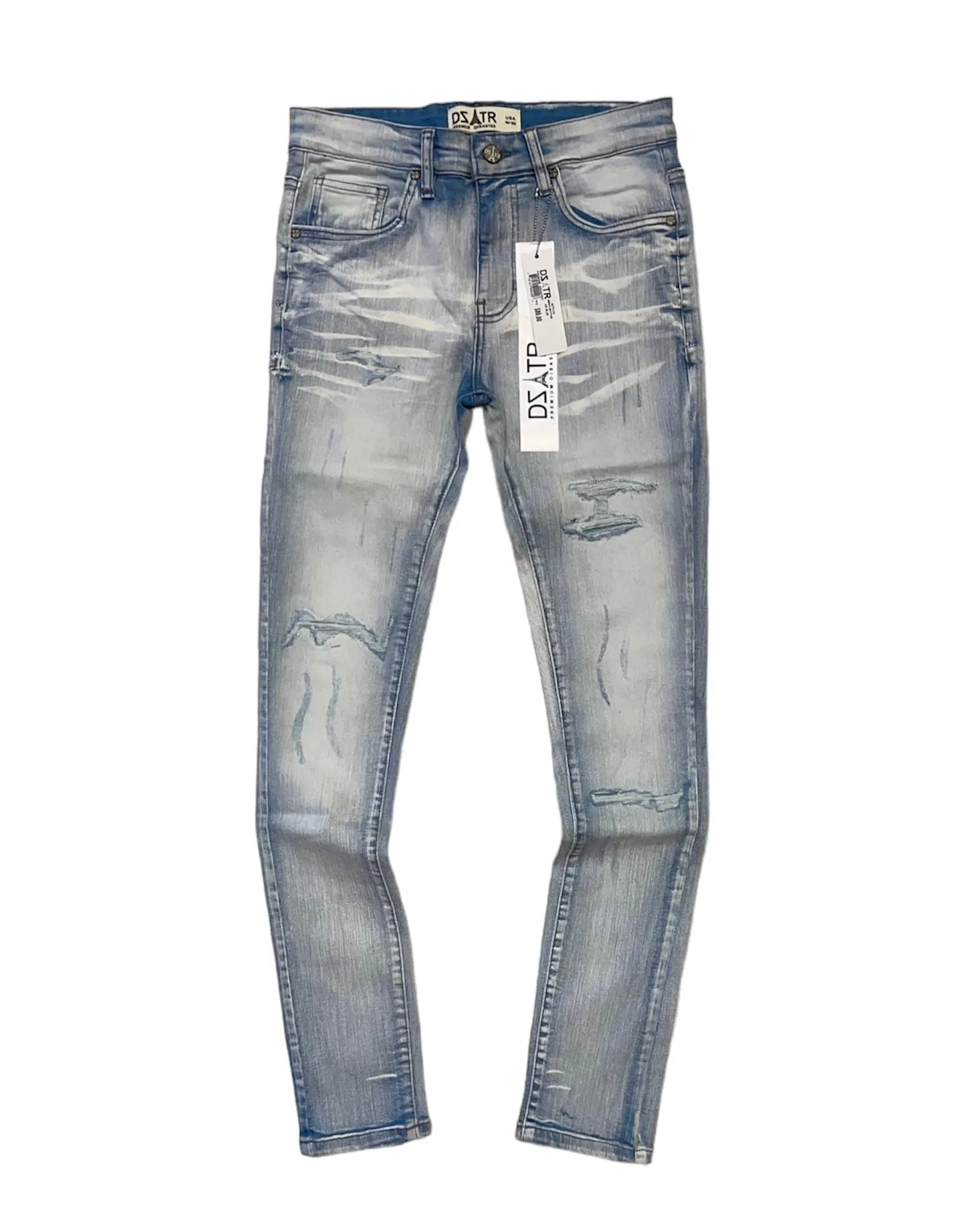 Super Stretch Knee Ripped Jean