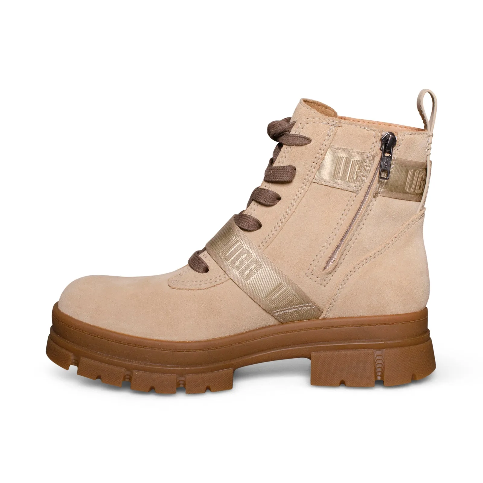 UGG Ashton Lace Up Mustard Seed Boots - Women's