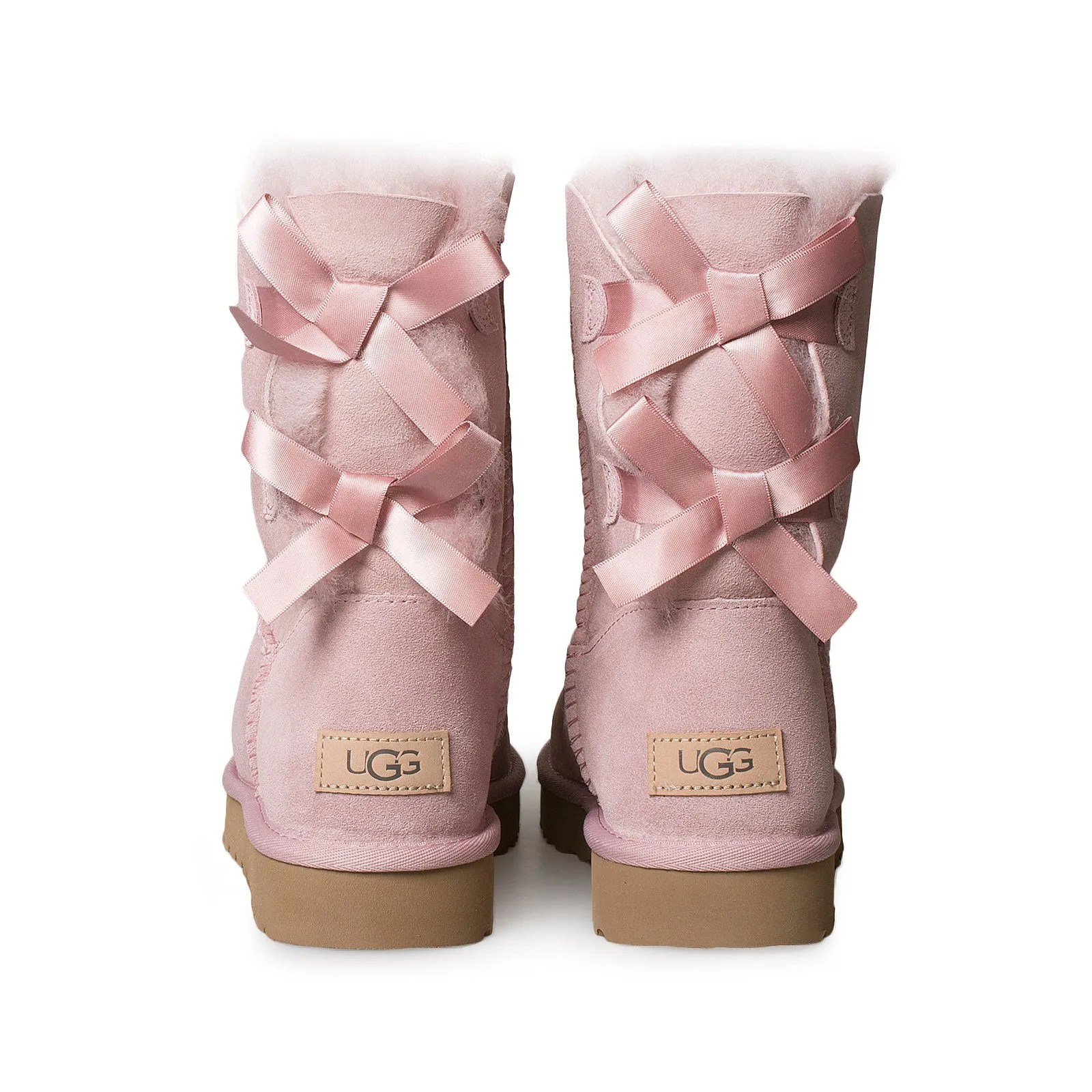 UGG Bailey Bow II Pink Crystal Boots - Women's