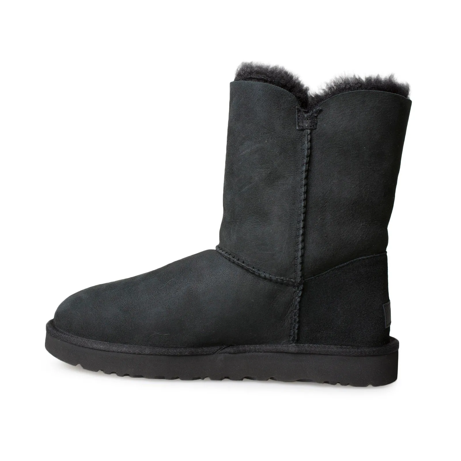 UGG Bailey Zip Short Black Boots - Women's