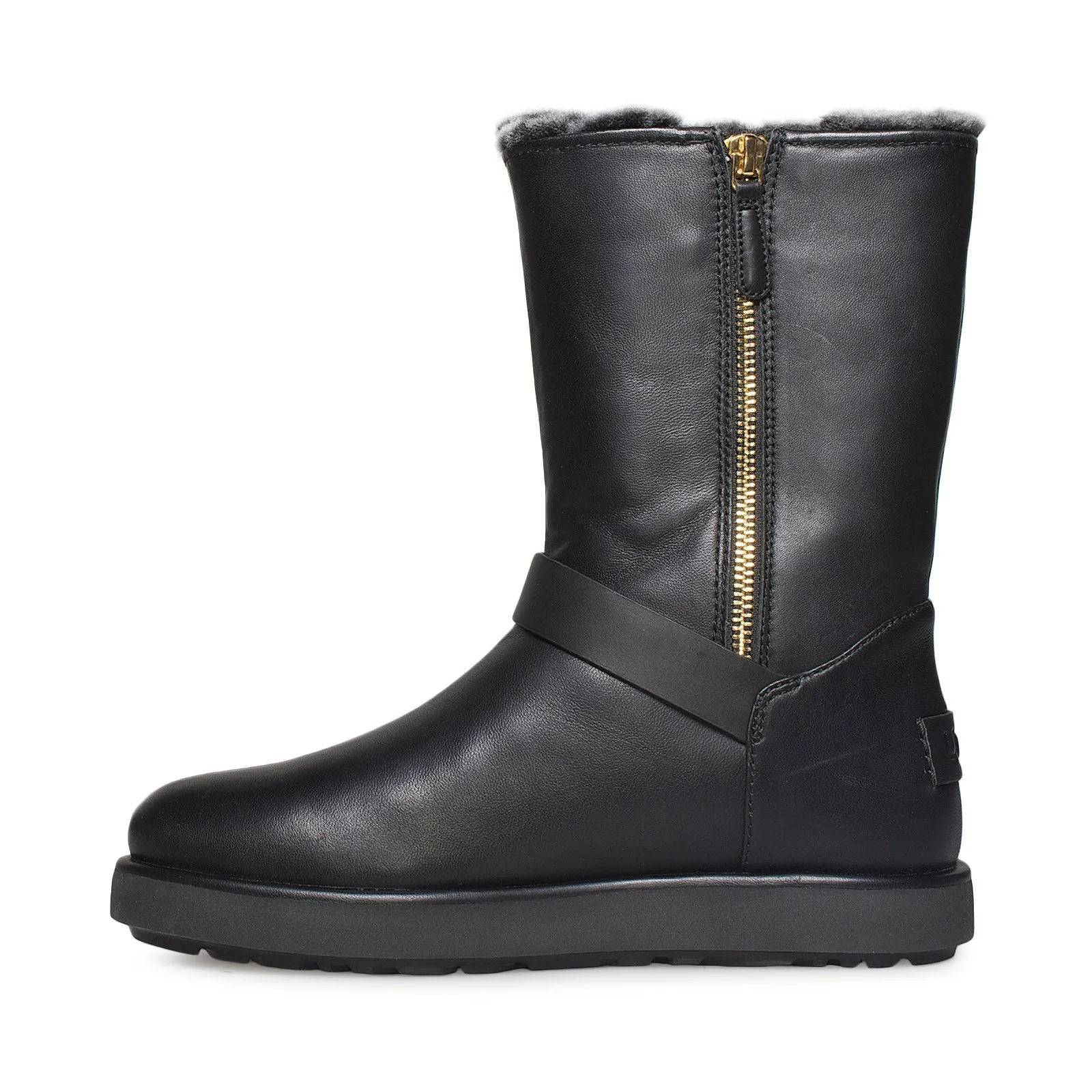 Womens UGG Classic Short Black Berge Boots - Cozy, Stylish, and Quality Footwear