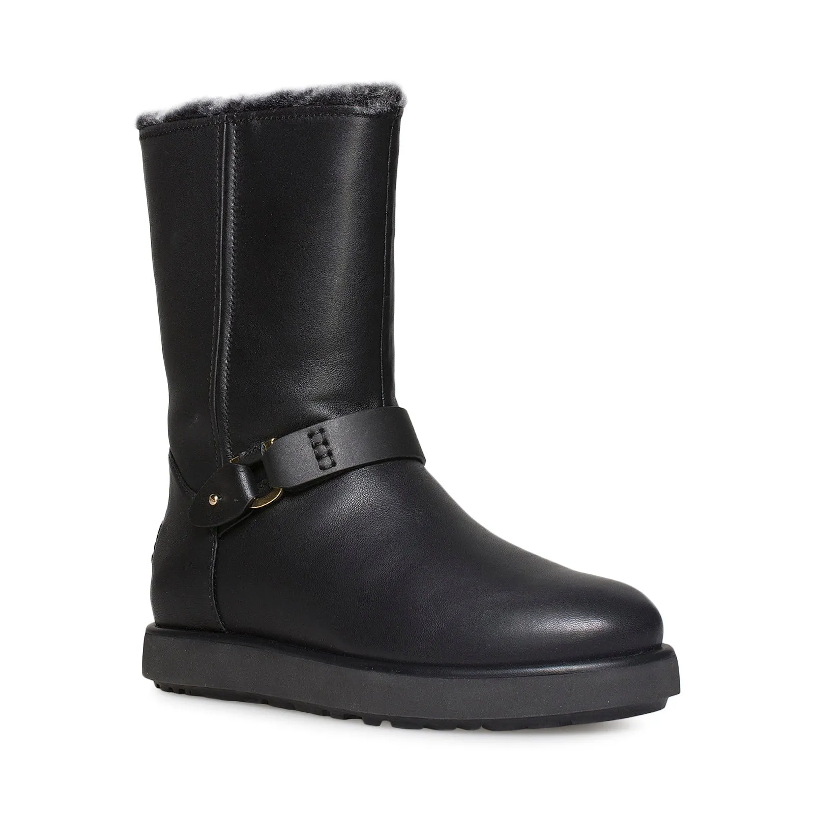 Womens UGG Classic Short Black Berge Boots - Cozy, Stylish, and Quality Footwear