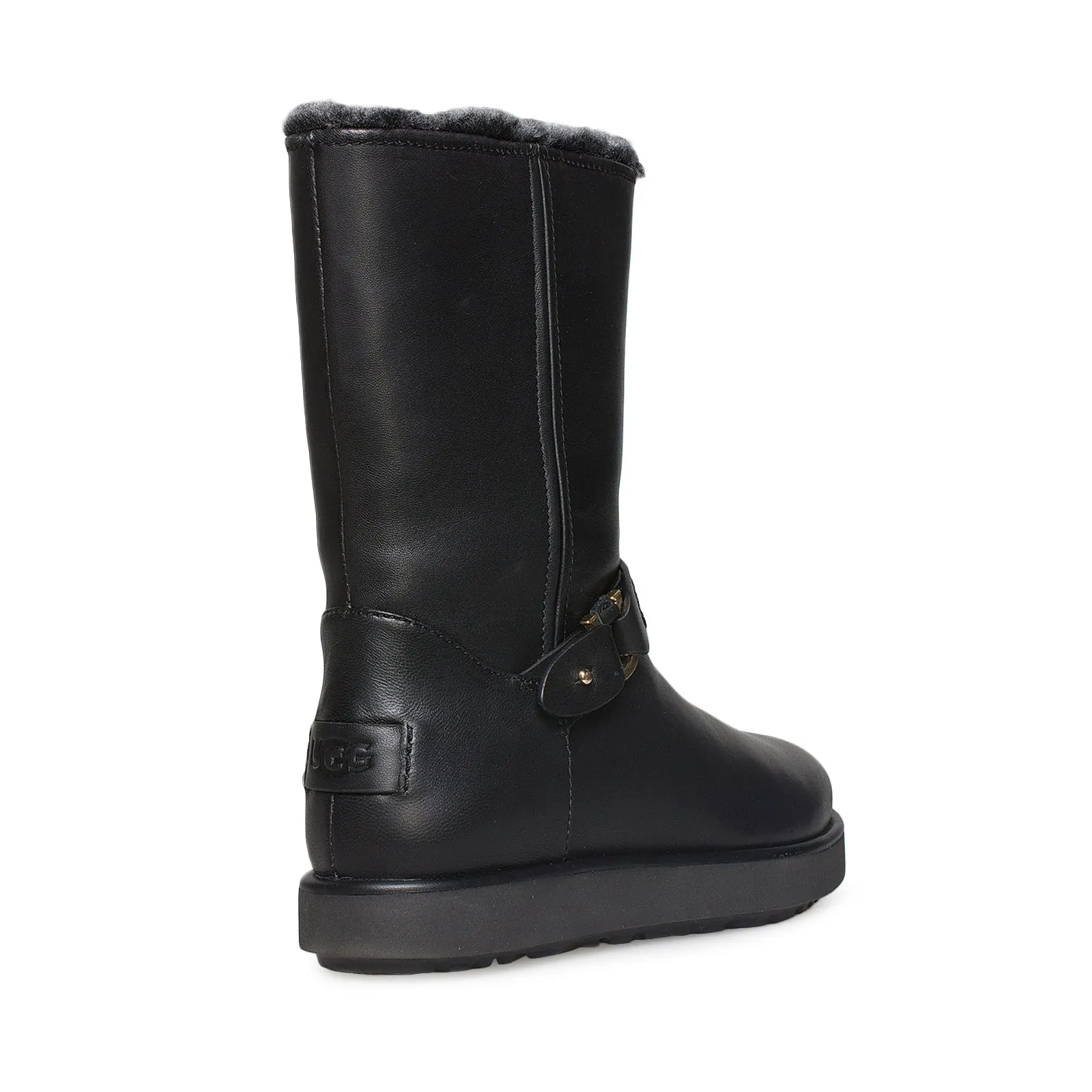 Womens UGG Classic Short Black Berge Boots - Cozy, Stylish, and Quality Footwear