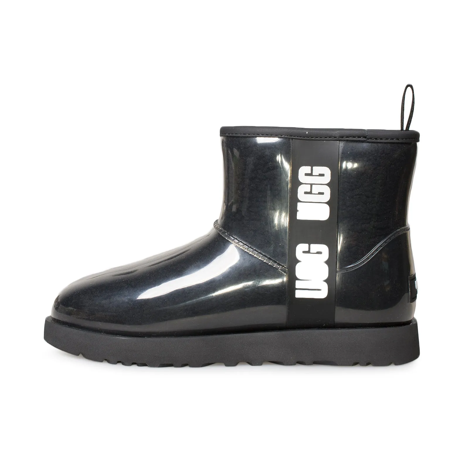 UGG Classic Clear Mini Black Boots - Youth