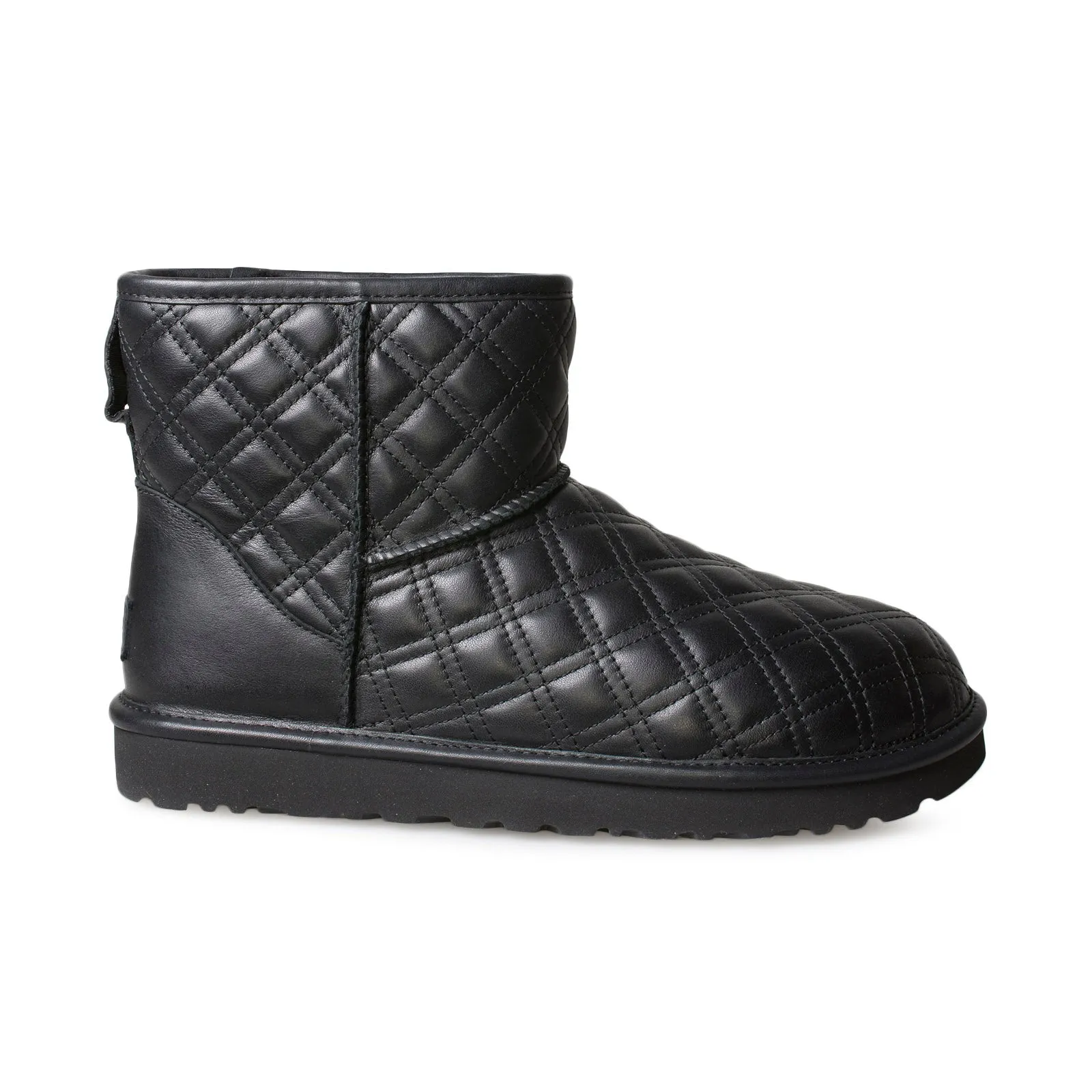 UGG Classic Mini II Quilted Black Boots - Women's