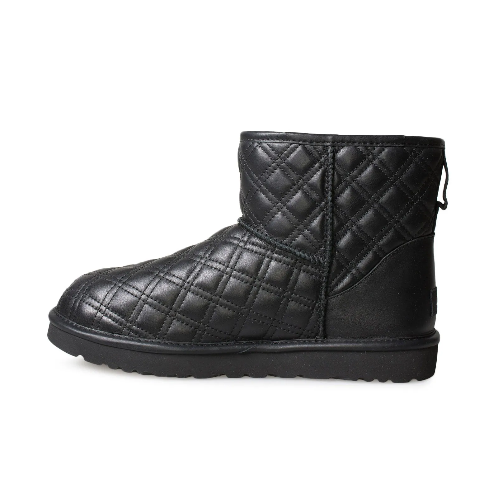 UGG Classic Mini II Quilted Black Boots - Women's