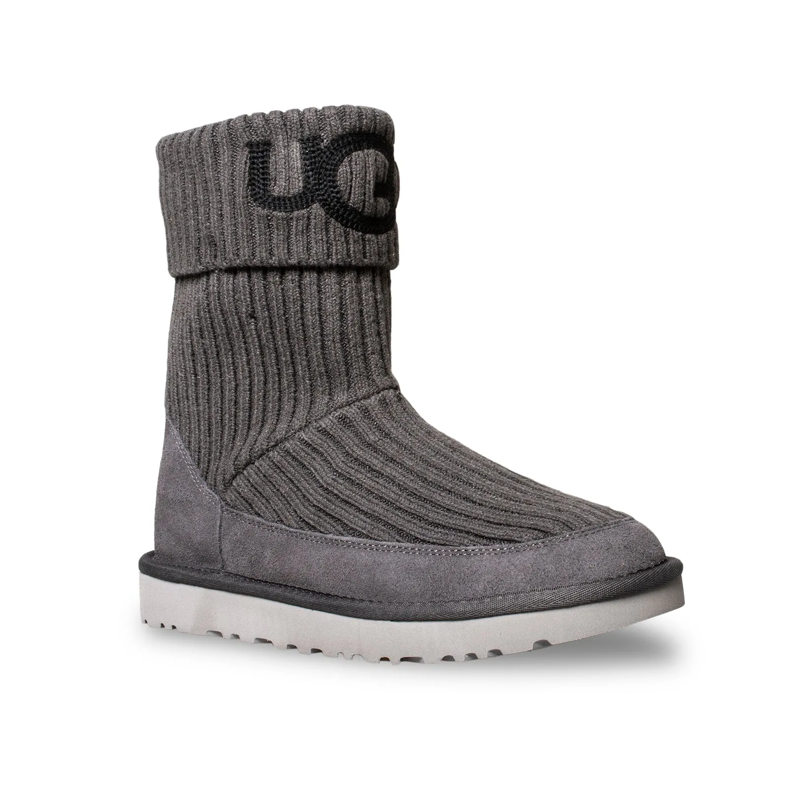 UGG Classic UGG Knit Charcoal Boots - Women's