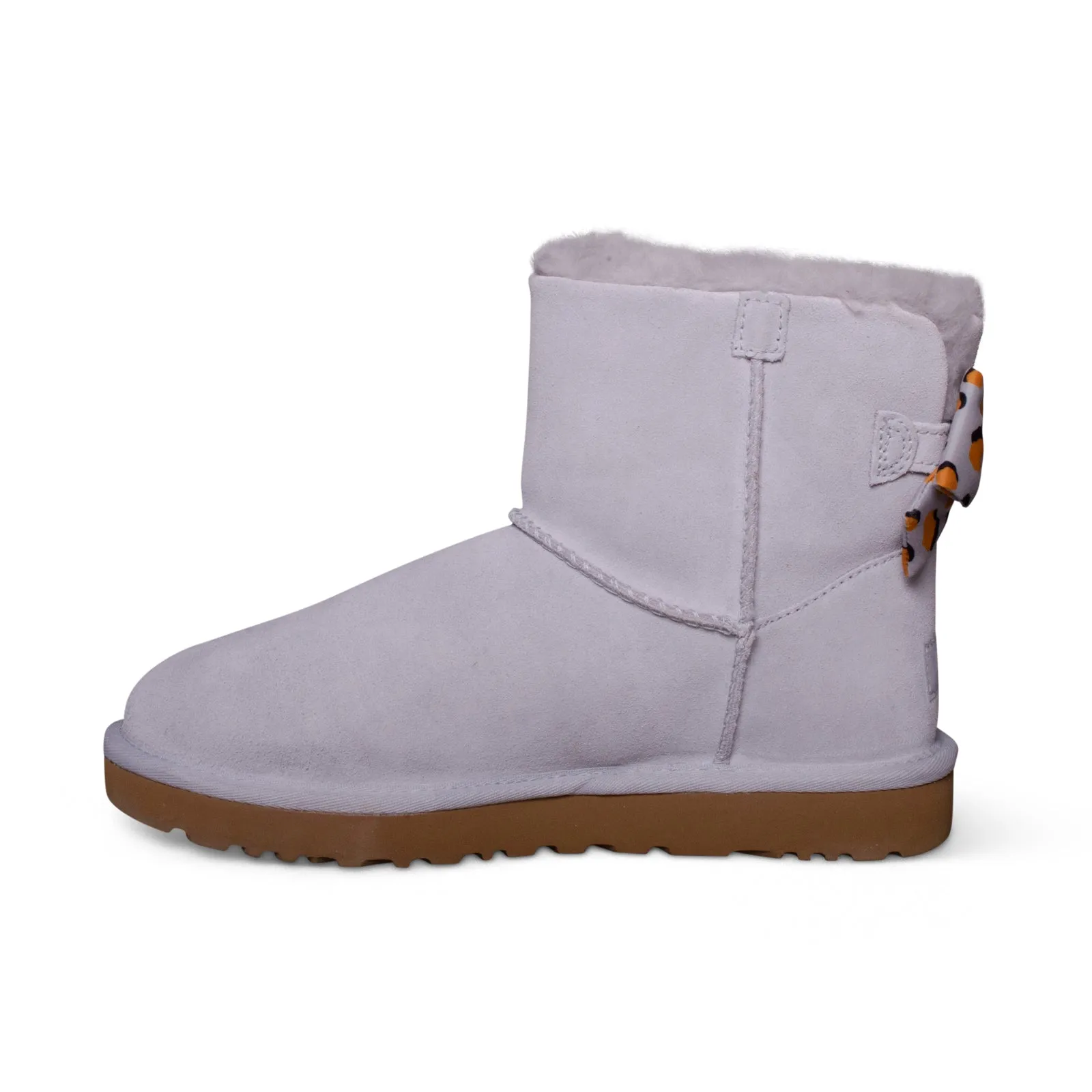 UGG Mini Bailey Bow Retro Spots Grey Boots - Women's