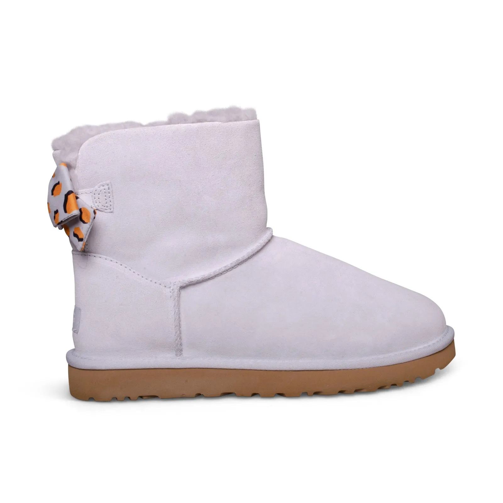 UGG Mini Bailey Bow Retro Spots Grey Boots - Women's