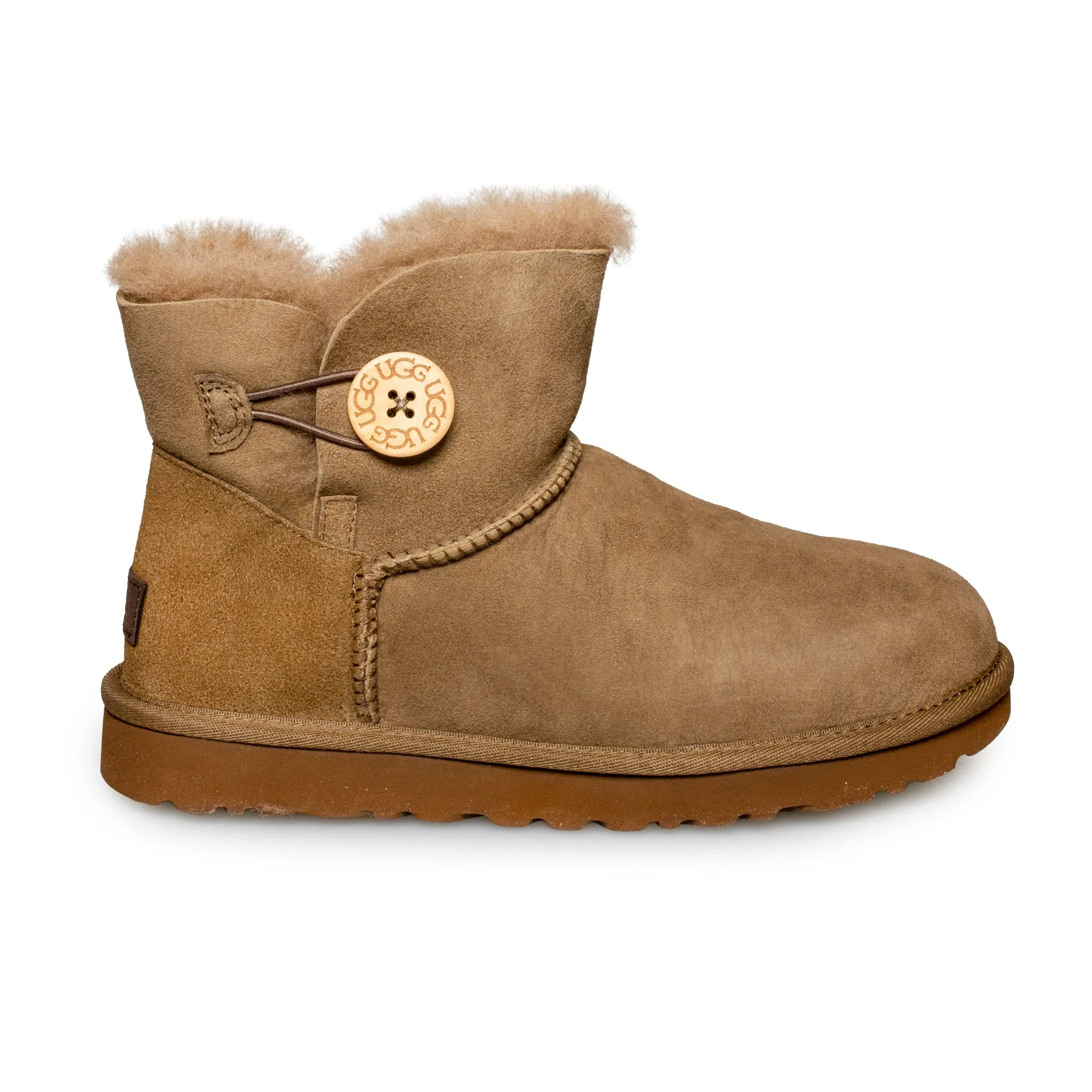 UGG Mini Bailey Button II Hickory Boots - Women's