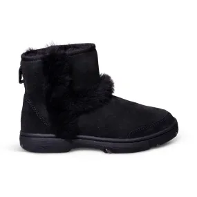 UGG Sunburst Mini Black Boots - Women's