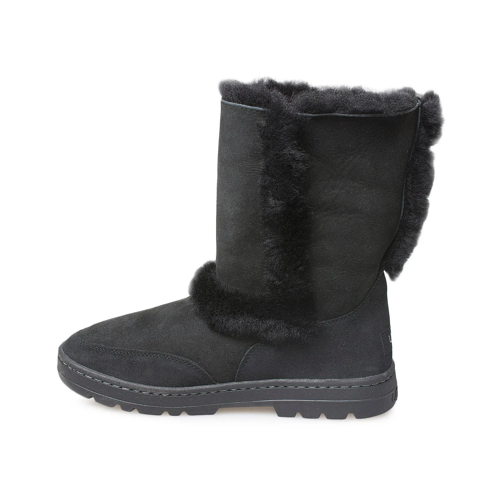 UGG Sundance Short II Revival Black Boots - Women's